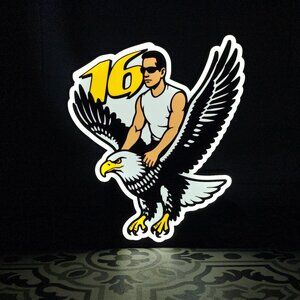 Greg Biffle on an Eagle - LED Lightbox Sign